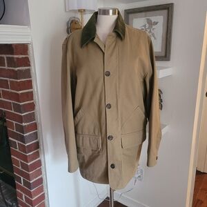 Vintage Gap Mens Barn Chore Coat Corduroy Collar Quilted Lining Medium